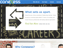 Tablet Screenshot of conexess.com